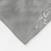 馬サドルの上にコーラルフェンスウェスタン フリースブランケット (角)