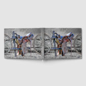 馬サドルコーラルフェンス西ワゴンホイール ゲストブック (全面)