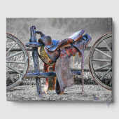 馬サドルコーラルフェンス西ワゴンホイール ゲストブック (裏面)