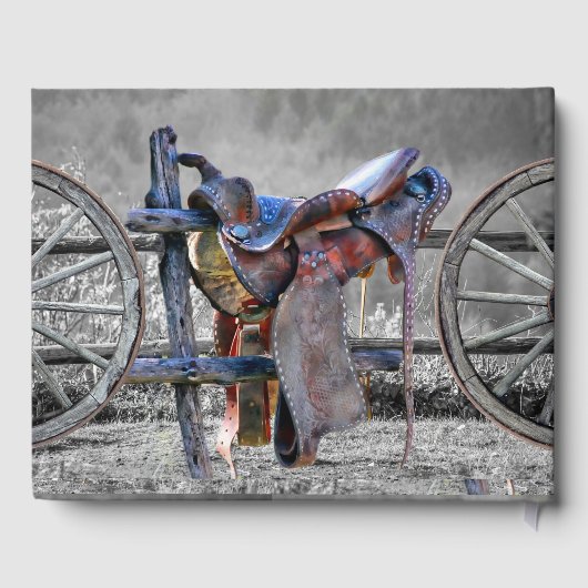 馬サドルコーラルフェンス西ワゴンホイール ゲストブック (裏面)