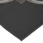 馬サドルコーラルフェンス西ワゴンホイール テーブルクロス (アングル)