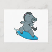 馬サーファー ウォータースポーツ ポストカード (正面)