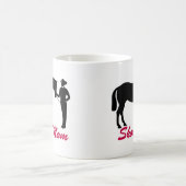 馬ショーのお母さん コーヒーマグカップ (中央)