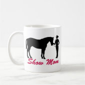 馬ショーのお母さん コーヒーマグカップ (左)