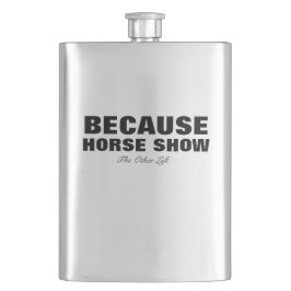 馬ショーのフラスコので フラスク