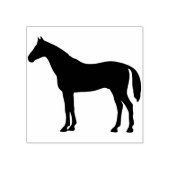 馬シルエットアートスタンプ ラバースタンプ (インプリント)