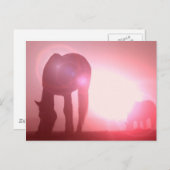 馬シルエットハガキ ポストカード (正面/裏面)