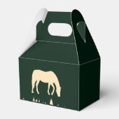 馬シルエットフォレストツリーズバースデーパーティー フェイバーボックス (裏面サイド)