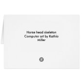馬スケルトン (裏面横)