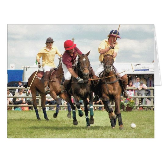 馬スポーツのカード (正面横)
