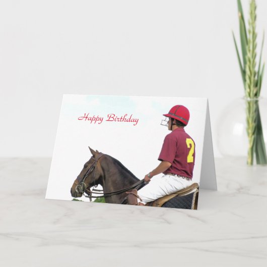 馬スポーツの カード (正面)