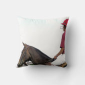 馬スポーツの クッション (裏面)