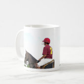 馬スポーツの コーヒーマグカップ (正面左)