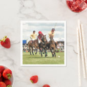馬スポーツの スタンダードカクテルナプキン (インサイチュ)