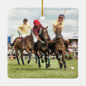 馬スポーツの セラミックオーナメント (裏面)