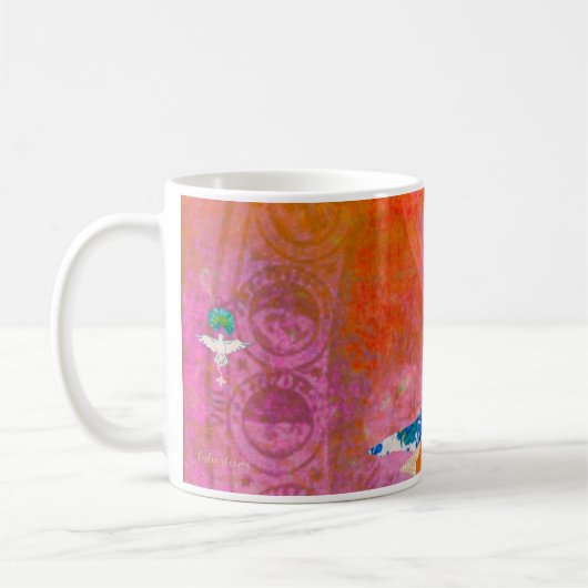 馬セラミック製マグカップ コーヒーマグカップ (左)