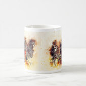 馬チーム コーヒーマグカップ (中央)