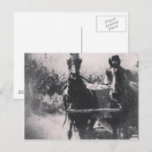 馬チーム#horse #amish ポストカード (正面/裏面)