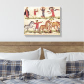 馬トレーナー キャンバスプリント (インサイチュ (寝室))