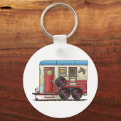 馬トレーラーキャンパー キーホルダー (正面)