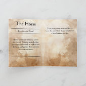 馬トーテム精霊動物意味カード カード (内部)