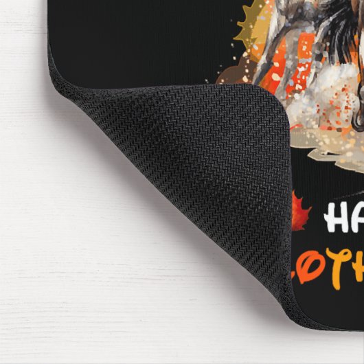 馬ハロウィーンとメリークリスマスハッピーハロタ マウスパッド (コーナー)