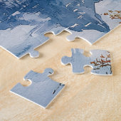 馬バイザレイクシーニック ジグソーパズル (側面)