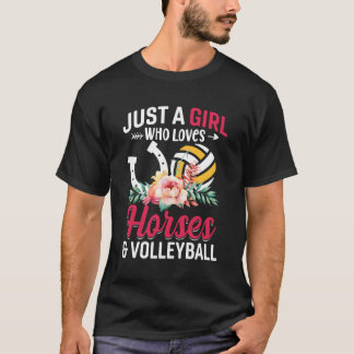 馬バレーボール大好き Tシャツ