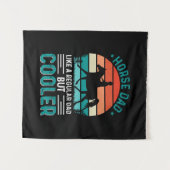 馬パパ タペストリー (正面(横))