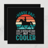 馬パパ 招待状 (正面/裏面)