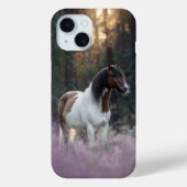 馬パーソナライズされた写真iPhone 15ケース Case-Mate iPhoneケース (裏面)