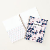 馬パーソナライズされた手帳 ノートブック (内部)