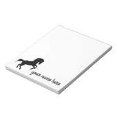 馬パーソナライズされた文房具メモ帳 ノートパッド (回転)