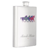 馬パーソナライズされた フラスク (右)