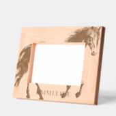 馬パーソナライズされた レーザー彫刻フレーム (左)