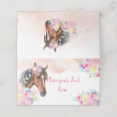 馬パーティー折り畳み座席表 プレイスカード (外部開封)