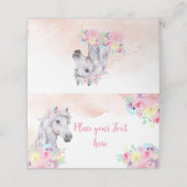 馬パーティー折り畳み座席表 プレイスカード (外部開封)