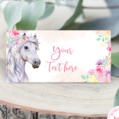 馬パーティー折り畳み座席表 プレイスカード