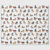 馬パーティー ラッピングペーパー (フラット)