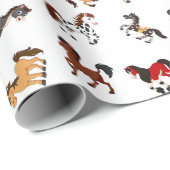 馬パーティー ラッピングペーパー (ロールコーナー)