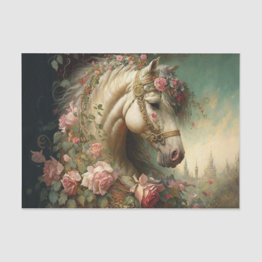 馬ビクトリアン頭 薄葉紙 (正面)