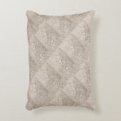 馬ビットパターンエクエストリアンバーンデコーニュートラル アクセントクッション (正面(垂直))