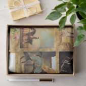 馬ファインアート絵画パーチメント、馬靴 薄葉紙 (ギフト)