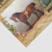 馬ファインアート絵画パーチメント、馬靴 薄葉紙 (詳細)