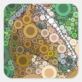 馬ファンキーの輪がアーモダント スクエアシール (正面)