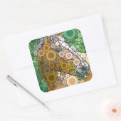 馬ファンキーの輪がアーモダント スクエアシール (封筒)