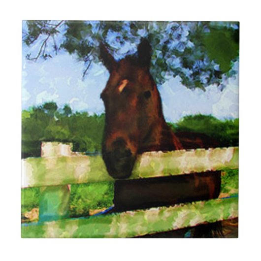 馬フレンドリー タイル (正面)
