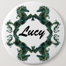 馬ボタンのバッジ