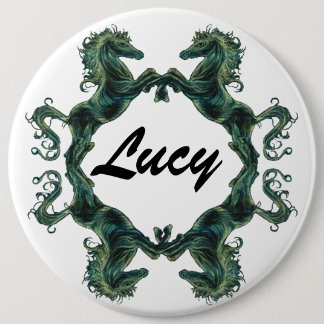 馬ボタンのバッジ 缶バッジ