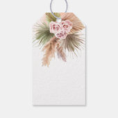 馬ポニーをテーマにした誕生日パーティーの好意 ギフトタグ (裏面)